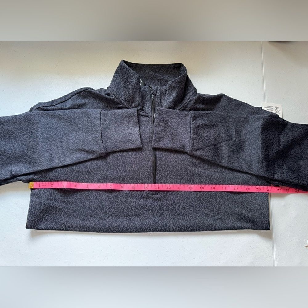 MONDETTA NWT black cold gear 1/4 zip long sleeve top - Picture 9 of 10